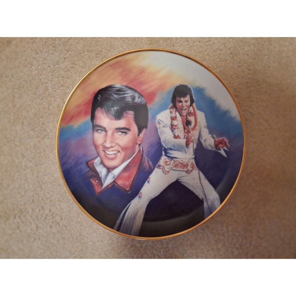 1989 Elvis Presley Remembered 5th in Series Forever Yours Plate Susie Morton